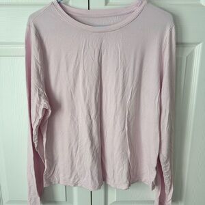 Wild Fable Soft Pink Long Sleeve Tee